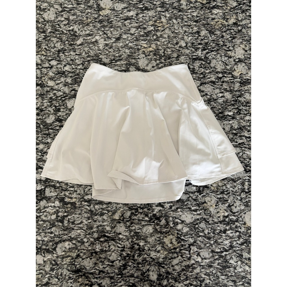 Old Navy Active Powersoft Extra High-Rise Go-Dry Skort White Small Tennis Golf